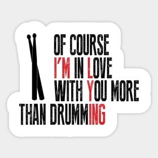 Drum Love Sticker